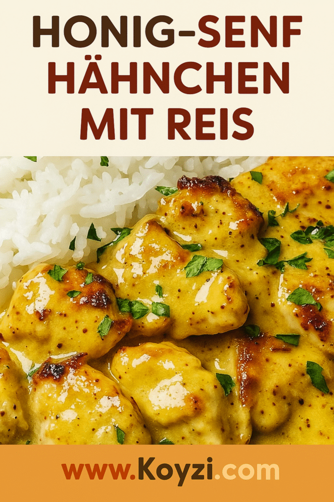 Honig Senf Hähnchen mit Reis – Omas Herzensrezept für ein warmes Bauchgefühl