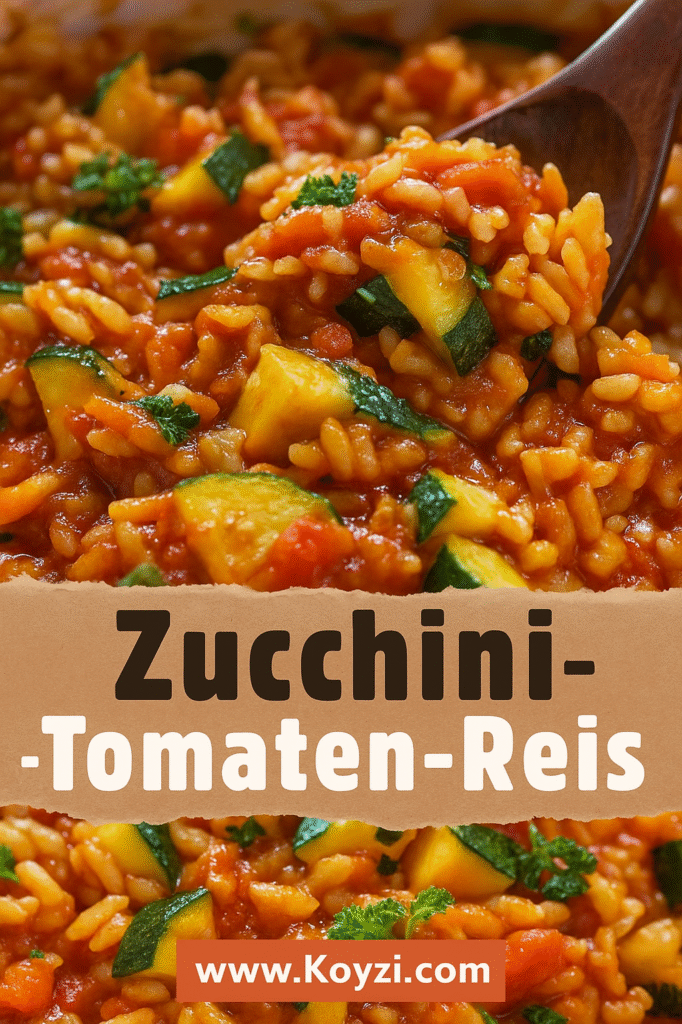 Zucchini Tomaten Reis – Omas herzhaftes Gemüseglück aus der Pfanne