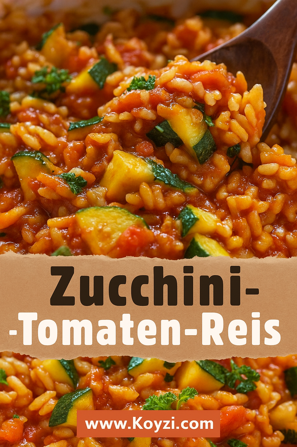 Zucchini Tomaten Reis – Omas herzhaftes Gemüseglück aus der Pfanne